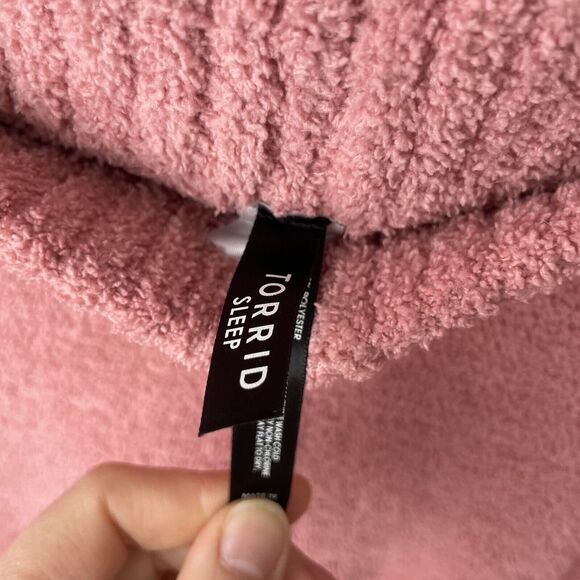 Torrid Curve Sleepwear Plush Shorts Womens‎ Plus Size 3 Pink EUC - Picture 2 of 8